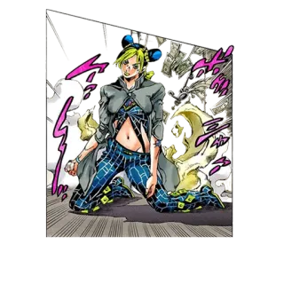 💵 Jolyne Cujoh JoJo's Bizarre Adventure Anime, Manga, Jolyne Cujoh, JoJo's Bizarre Adventure, Stone Ocean telegram sticker