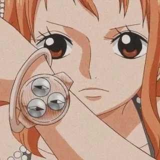 🧡 Nami One Piece 애니메이션, 원피스, 나미, 만화, 캐릭터 telegram sticker