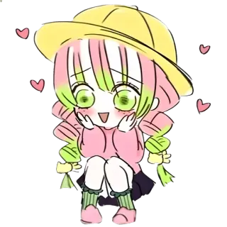 @Anime_Sticker_noob | Mitsuri special pack 🎐 telegram stickers