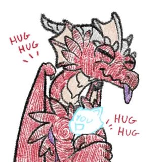 🤗 HUG
HUG
YOU
HUG
HUG naga, peluk, cinta, imut, ramah, kebaikan telegram sticker