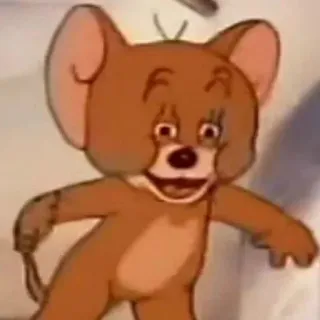 😀 Jerry Tom and Jerry cartoon, mouse, funny, animation, character whatsapp sticker