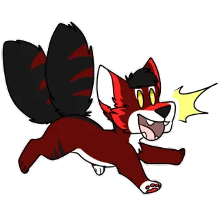 Folfie the Wox (by @CassMutt) telegram stickers