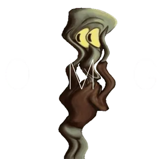 ๐ Squidward SpongeBob SquarePants OMG Spongebob, Squidward, OMG, Cartoon, Funny telegram sticker