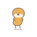 💃 pato, animal, lindo, dibujos animados, personaje telegram sticker