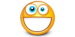 😁 Emoji, Smiley, Gelb, Cartoon, Fröhlich, Gesicht whatsapp sticker