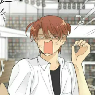🎧 anime, cartoon, angry, exasperated, annoyed, upset, manga telegram sticker