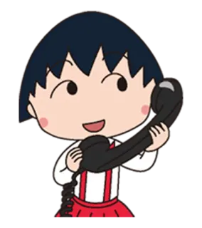 Maruko Chan whatsapp stickers
