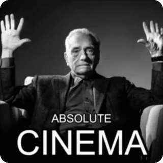 🎥 Martin Scorsese ABSOLUTE CINEMA 마틴 스코세이지, 영화, 감독, 영화, 영화, 예술 영화, 영화 제작 whatsapp sticker