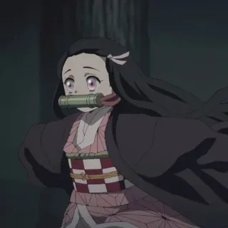 🌸 Nezuko Kamado Demon Slayer Аниме, Незуко, Клинок, рассекающий демонов, Манга, Персонаж telegram sticker