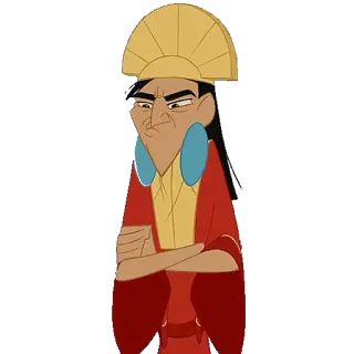 😾 Kuzco The Emperor's New Groove ดิสนีย์, จักรพรรดิ, การ์ตูน, แอนิเมชัน, ภาพยนตร์ดิสนีย์ telegram sticker