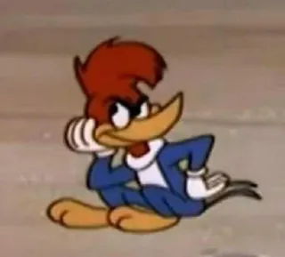 🤨 Woody Woodpecker Cartone animato, Woody Woodpecker, Uccello, Animazione whatsapp sticker