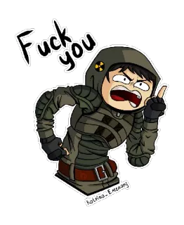 🖕 Fuck you insulte, juron, offensant telegram sticker