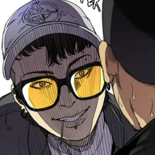 🍸 Cartone animato, Anime, Personaggio, Manga, Illustrazione, Ritratto whatsapp sticker