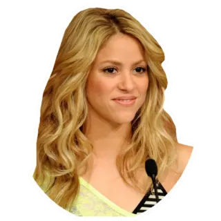 😀 Shakira Shakira, cantora, celebridade, música telegram sticker
