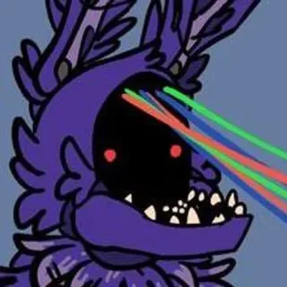 🌟 Bonnie Five Nights at Freddy's Five Nights at Freddy's, Bonnie, Animatronique, Horreur whatsapp sticker