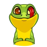 Stevie the Lizard telegram stickers