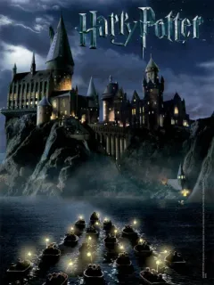 🧐 Harry Potter Hogwarts, castelo, magia, fantasia, mago, escola, Harry Potter, livro, filme telegram sticker