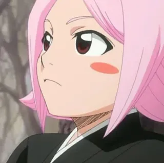 🍥 Yachiru Kusajishi Bleach Anime, Manga, Yachiru Kusajishi, Bleach, pinke Haare, Seelenjäger telegram sticker