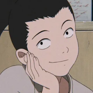 🎼 Shikamaru Nara Naruto Anime, Dibujos animados, Shikamaru Nara, Naruto, Personaje, Perezoso, Intelectual whatsapp sticker