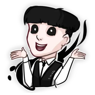 😅 Мультфильм, Персонаж, Иллюстрация, Наклейка, Милый, Счастливый whatsapp sticker