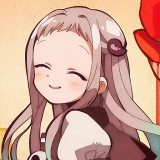 🤍 Yashiro Nene Toilet-bound Hanako-kun Anime, Mädchen, Süß, Lächelnd, Yashiro Nene, Toiletten-Hanako telegram sticker