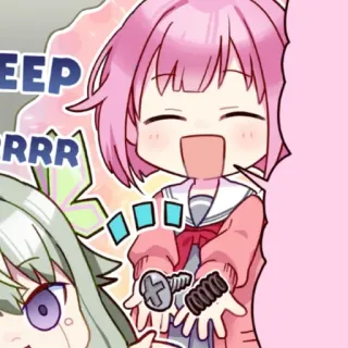 😄 KEEP
RRRR anime, manga, cartoon, screw, spring whatsapp sticker