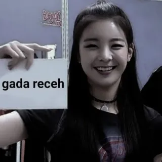 💸 gada receh 女孩, 微笑, 标志, Hada Receh telegram sticker