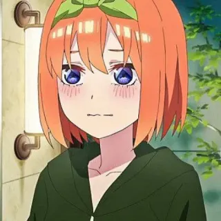 🧩 Yotsuba Nakano The Quintessential Quintuplets Anime, Fille, Mignon, Manga, The Quintessential Quintuplets, Yotsuba Nakano telegram sticker