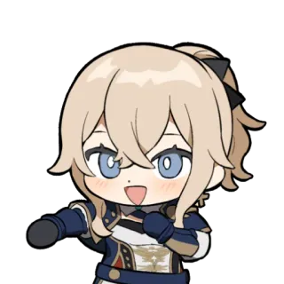 🦙 Jean Gunnhildr Genshin Impact Anime, Genshin, Jean, Gunnhildr, Videospiel telegram sticker