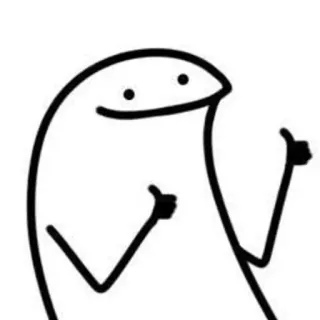 🌟 Kartun, Karakter, Jempol ke atas, Positif telegram sticker