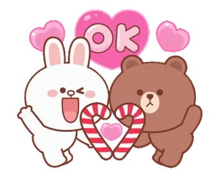 BROWN & FRIENDS Sweet Day (Update)_kal telegram stickers
