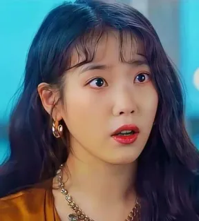 😢 IU coreano, cantante, attrice, IU, K-pop telegram sticker