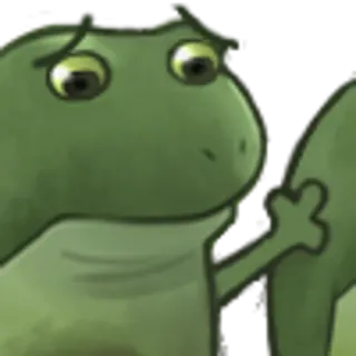 🕺 frog, toad, amphibian, cartoon, green telegram sticker