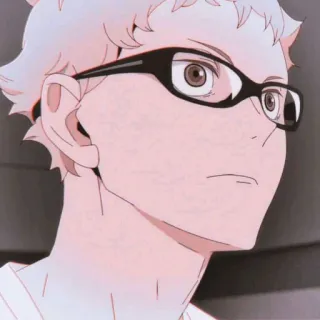 🍤 Kei Tsukishima Haikyuu!! Anime, Manga, Haikyuu, Kei Tsukishima, Tsukishima, Bola voli, Karasuno telegram sticker