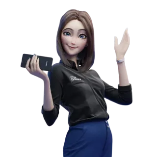 Samsung Girl (@stickerssave) telegram stickers