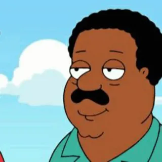 ▪️ Cleveland Brown Family Guy 만화, 애니메이션, TV 프로그램, 코미디, 캐릭터 telegram sticker
