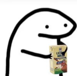 🥛 ULTRA MILK молоко, напиток, напиток, мультфильм, Ультра Молоко whatsapp sticker