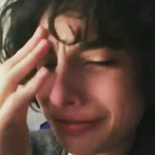 😭 pleurer, triste, bouleversé, angoissé, émotionnel whatsapp sticker