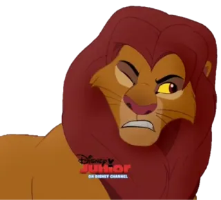 😒 Simba The Lion King lion, disney, dessin animé, animal, animé, le roi lion telegram sticker