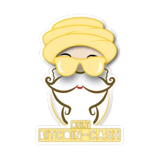 Crypto Guru Merch By QAACOIN telegram stickers