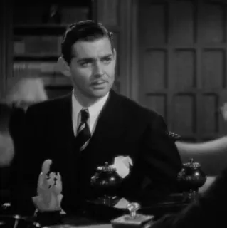 Clark Gable | @DeviIish telegram stickers
