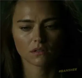 😞 Banshee #BANSHEE Banshee, phim truyền hình, phụ nữ, chân dung telegram sticker