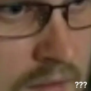 😕 ??? domanda, confusione, incertezza, dubbio, meme, faccia, espressione telegram sticker