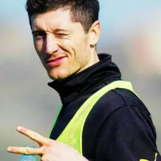 ✌️ fútbol, atleta, fútbol, jugador, deporte telegram sticker