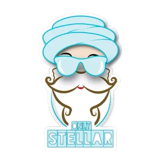 😉 ONLY STELLAR จักรวาล, ยักษ์จินนี่, การ์ตูน, ตัวละคร, เวทมนตร์ telegram sticker