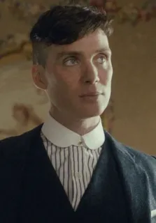 ▪️ Thomas Shelby Peaky Blinders homem, retrato, histórico, série de TV, Cillian Murphy, Peaky Blinders whatsapp sticker