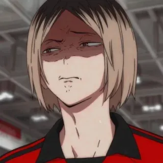 🤢 Kozume Kenma Haikyuu!! Anime, Haikyuu, Kenma, Kozume Kenma, Personaje, Expresión, Manga telegram sticker