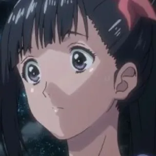 😐 Anime, Mangá, Garota, Adolescente, Ilustração, Fofo telegram sticker