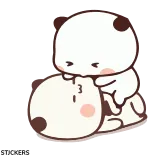 😽 imut, kartun, binatang, beruang, unik, menggemaskan, stiker whatsapp sticker