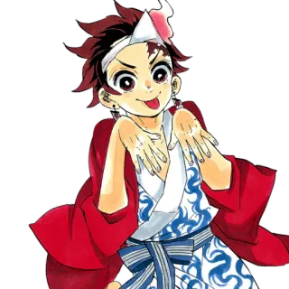 👻 Tanjiro Kamado Demon Slayer Anime, Manga, Demon Slayer, Tanjiro whatsapp sticker